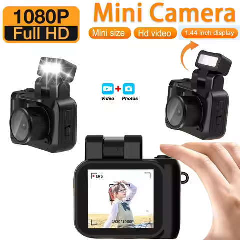 Y4000 Mini Camera With Screen HD 1080P Portable Retro kids Cam Ultra Compact Pocket DV Video Recorde