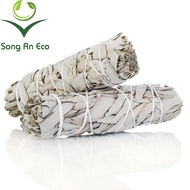 Bó lá xô thơm trắng Thanh tẩy nhà cửa (white sage smudge stick)