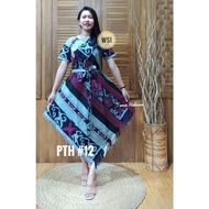Latest..Original Jepara Woven Dress Kimono Model Long Combination Of Rope/Women's Woven Dress /WSI