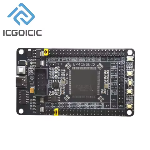 EP4CE6E22C8N FPGA Development Board: Altera Cyclone IV Core System Module 2.5V Compatible for Arduin