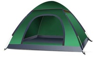 全城熱賣 - 踏險者戶外帳篷全自動速開露營沙灘野外帳篷（墨綠）（1-2人單門1天窗）