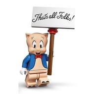全新 Lego 71030 Minifigures Looney Tunes Series Porky Pig 豬小弟 No.12 共1件 (不連原裝袋) (齊件齊說明書)