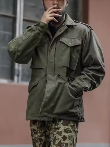 Rugged Bronson Army M-51 Field Jacket M-1951 Military Reproduction Coat M43 M65