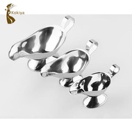 [kokiya] Gravy Boat Steak Sauce Pourer Dressing Boat Stainless Steel Tool Silver 3oz/5oz/8oz