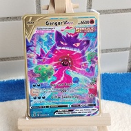 2023 Pokemon kim loại thẻ chữ Tây Ban Nha Charizard Pikachu gengar mewtwo sáng bóng sắt Pokémon GX V