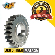 Gigi Rasio Oplos 6 Tiger GARANSI 3 TAHUN Gear Custom Mata 26 26T AIM
