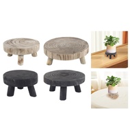 [baoblaze21] Plant Display Stand, Modern Wooden Planter Stool, Flower Pot Stand Supplies, Flower Pot Stand Base for Home