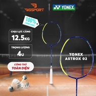 Genuine Yonex Astrox 02 Feel Badminton Racket - Comprehensive Hitting Style - 4U - Dynamic Colors