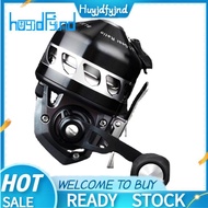 Closed Fishing Reel BL33 6BB Metal Wheel Black Closed Reel Metal Coil Wheel with Line 55M