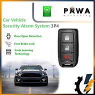WHEELS Vehicle Security System 3P4 / Car Alarm System 3P4 (E-83222)