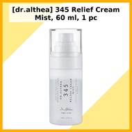 [dr.althea] 345 Relief Cream Mist, 60 ml, 1 pc / Korean Facial Mist / Lightweight Cream / 100% Authe