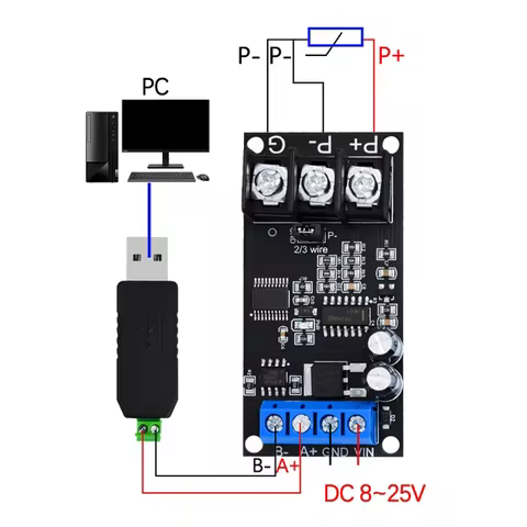 PT100 platinum RTD thermistor RTD thermocouple temperature measurement sensor transmitter RS485 MODU