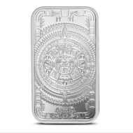 Aztec Calendar 1 oz .999 Silver Bar 1oz
