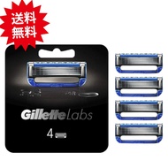 ジレット Gillette Labs ヒーテッドレーザー 髭剃り 替刃 カミソリ 男性 4個 詰替え用 替刃4個