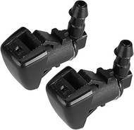 Windshield Washer Compatible With Plastic Black Car Front Windshield Washer Wiper Water Spray Nozzle