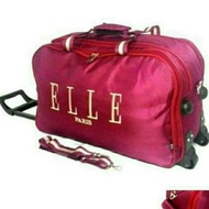 Tas Travel Bag Pakaian Trolly Elle Paris Roda 2 - Tas Baju