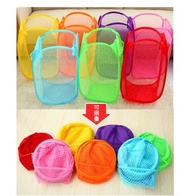 全城熱賣 - [黑色]可摺疊衣物收納籃 污衣籃 放置衣物 洗衣籃 髒衣收納桶 髒衣籃