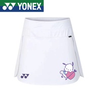 Yonex Tennis Skirt Women Sports Short Skirt Quick Dry Badminton Tennis Pants Skirt High Waist Fitness Running Marathon Half Skirt Mesh Fast Dry Sports Skirt Elastic Skirt Half Skir
