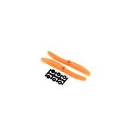 HQProp 5x4 Orange Multi-Shaft Dedicated Propeller Glass Fiber Reinforced Propeller 2 Pcs (One Positi