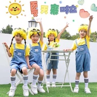 Children s Minions COS Costume Cute Overalls suit Men s and Women s Class Clothes Kindergarten June 