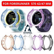 BUMPER SOFT TPU CASE GARMIN FORERUNNER 570 47MM / 42MM SOFT SILICONE SILICON CASING COVER BODY SHELL