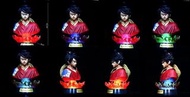 惠美玩品 海賊王 其他 公仔 2009 魯夫 和之國 和服路飛 半身胸像 7色發光 Q版