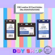 【Ready Stock】CBE Leather ID Card Holder (No.3324/3325/3326)