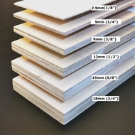PLYWOOD PAPAN 3mm 5mm 9mm 12mm 15mm (CUT TO SIZE) custom cut