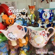 美女與野獸 beauty and the beast 茶壺太太 迪士尼公主 花茶杯 碟 奶壺 茶壺 杯