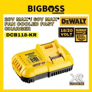 DEWALT DCB118-KR 18V ~ 54V/ Fast Charger Battery Charger/ PENGECAS PANTAS BERKIPAS DAN PENYEJUK