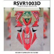 Rapido Cover Set Honda RS150R V1 V2 V3 Supra GTR-150 (16) Blue White Yellow Red RS150 Supra GTR 150 