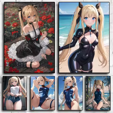 Marie Rose Dead Or Alive Game Poster HD art sticky wall waterproof home living room bedroom bar aest