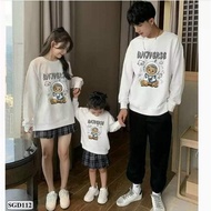 Beautiful long-sleeved family shirt made of thick cotton in all colors and sizes 8-100kg (video shot