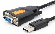 1.5m/4.92ft USB to RS232 DB9 Female Cable with FTDI Chipset for U.S. Solid equipments, Windows 11,10