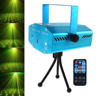 Mini R&amp;G Auto / Voice Xmas DJ Disco LED Stage Light Projector with Remote Controller