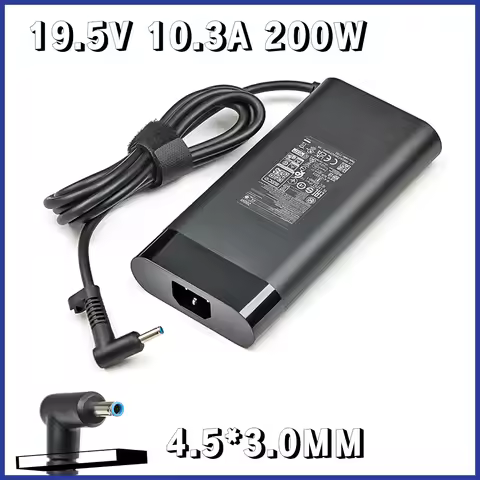 19.5V 10.3A 200W 4.5*3.0MM Ac Adapter Laptop Charger For HP TPN-LA21 TPN-LA20 L73385 L75881-001 L748
