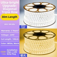 YUANMUXUAN | Ultra-bright Water-resistant Outdoor Facade Lighting Strip 220V