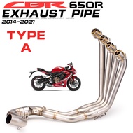 JINDI CBR650F CB650F CBR650รถจักรยานยนต์สลิป-ออนด้านหน้าเชื่อมโยงท่อหนี Moto ระบบเต็มรูปแบบเคลื่อนย้