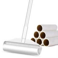 Roller Stick Mop 16/19/24cm Sticky Lint Roller Detachable Rod Pet Hair Roller Extra Sticky Roller Re