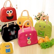 Children kids lunch bag cartoon cute lunch bag insulated lunch bag Oxford small storage