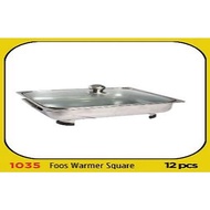 *555 FOOD WARMER **- Stainless Steel Food Warmer with Glass Lid