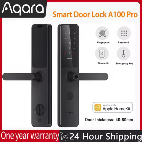 Aqara Smart Door Lock A100 Pro Fingerprint Lock APP Bluetooth Password NFC 7 Unlock Ways Support App