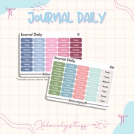 Daily Journal Stickers Aesthetic Daily Journal Stickers
