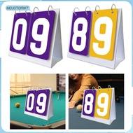 [mojotorw7] Multi-Sport Scoreboard, 2-Digit Scoreboard, Flip-Up Scoreboard for Badminton,