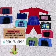 3M-24M BAJU MELAYU BABY FREE SAMPIN READY STOCK