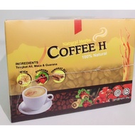 Coffee H Natural Herbs Guarana Original (10 Sachets x 20g) Kopi H