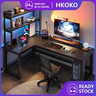 Gaming table computer table Carbon Fiber Gaming L Shape Gaming Desk Laptop Table Set Office Versatil