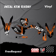 DECAL KTM SIXDAY DECAL KTM 250 KTM 85 FULL BODY STICKER KTM 250