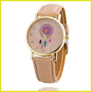 ✉ ❖ ◄ luckinmall  Geneva leather Wrist Watch Dream catcher Watch