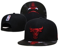 🎩🎩Cổ điển Retro Mũ bóng chày bóng rổ Chicago Bulls có thể điều chỉnh phẳng vành của nam giới và phụ